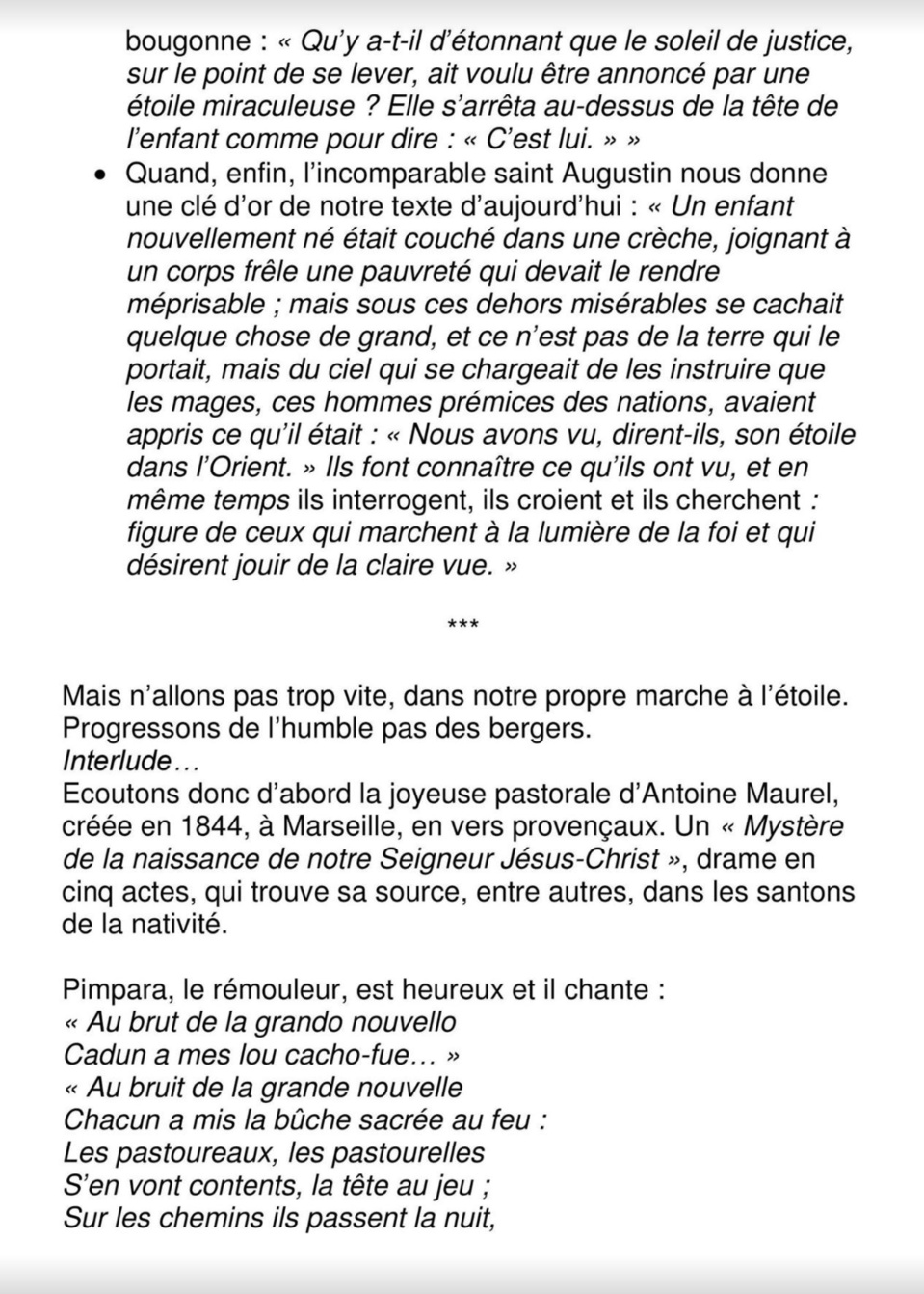 "La marche à l'Etoile" "La marche à l'Etoile"