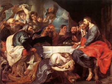 (Jésus chez Simon le pharisien, Rubens 1618-20) (Jésus chez Simon le pharisien, Rubens 1618-20)