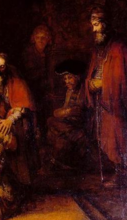 Focus sur le fils ainé (extrait d'une peinture de Rembrandt)