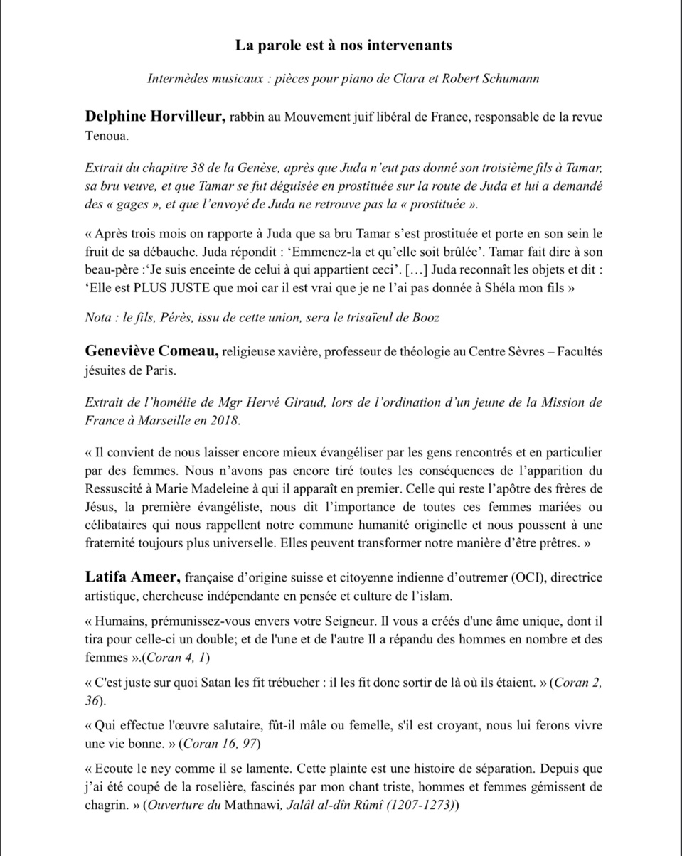 4 vents des religions DIMANCHE 19 MAI 17h 4 vents des religions DIMANCHE 19 MAI 17h