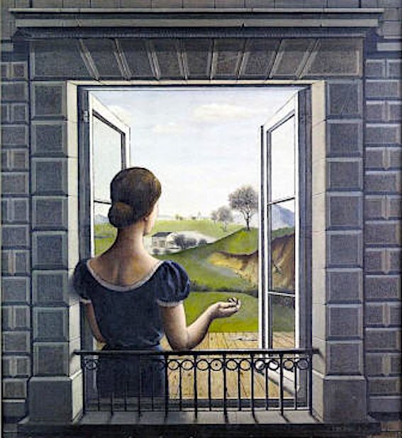 Paul Delvaux. "la fenêtre" 1936
