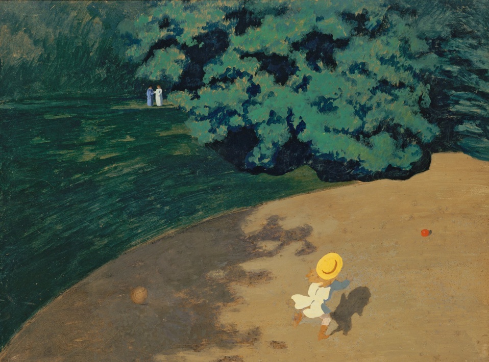 Félix Vallotton, Le Ballon, 1899  Huile sur carton marouflé sur toile • 48 × 61 cm • Coll. musée d’Orsay, Paris • © Photo RMN – Hervé Lewandowski