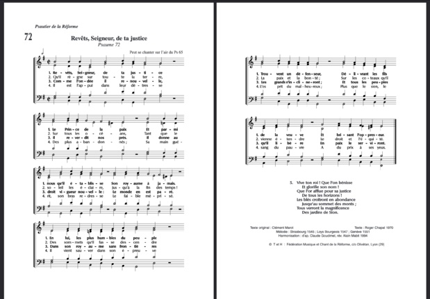 Psaume 72, cliquer pour agrandir Psaume 72, cliquer pour agrandir