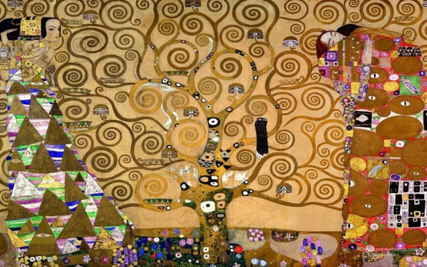 Gustav Klimt Arbre de la vie. Cliquer pour agrandir