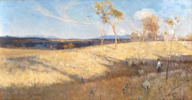 Arthur Streeton Été doré, Eaglemont (Cliquer pour agrandir)