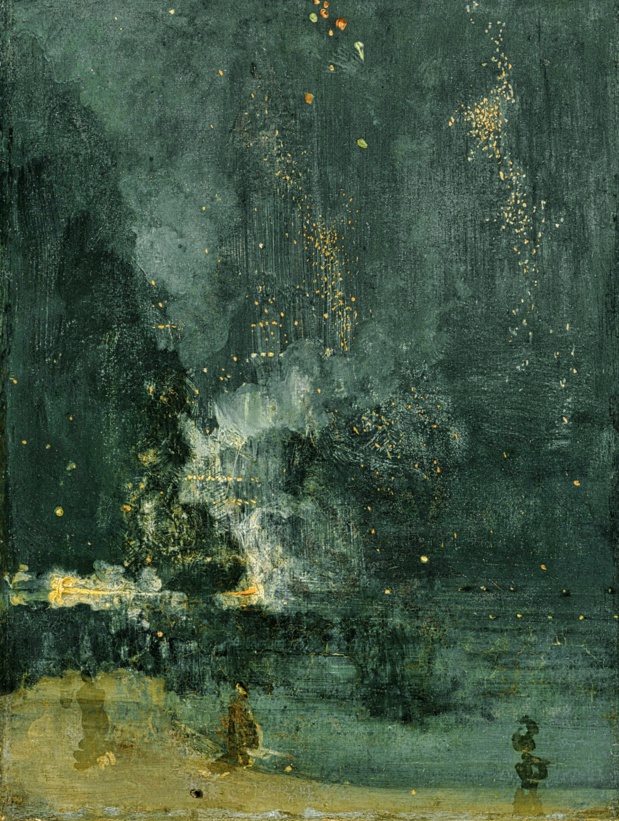 James Abbott McNeill Whistler Nocturne en noir et or. CLIQUER POUR AGRANDIR