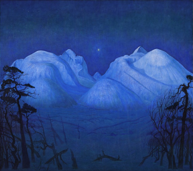 Harald Sohlberg Nuit d’Hiver dans les Montagnes Harald Sohlberg Nuit d’Hiver dans les Montagnes