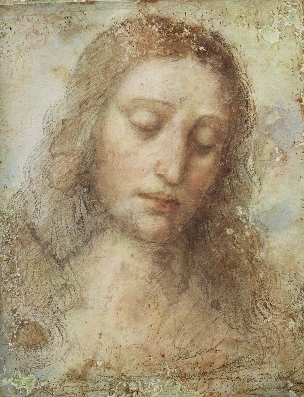 Leonardo da Vinci Tête du Christ