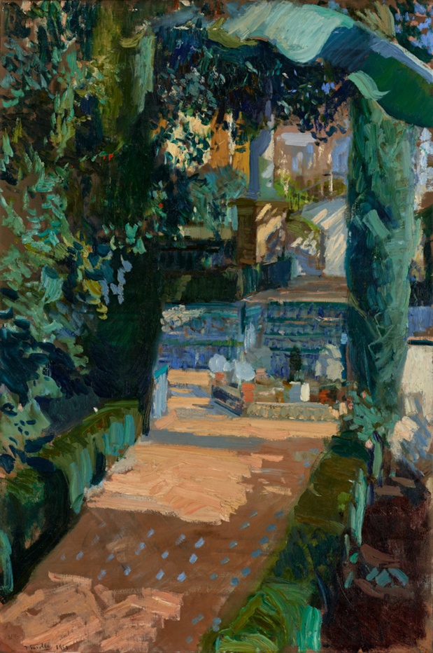 Joaquín Sorolla La cour des danses, Alcazar, Séville Joaquín Sorolla La cour des danses, Alcazar, Séville