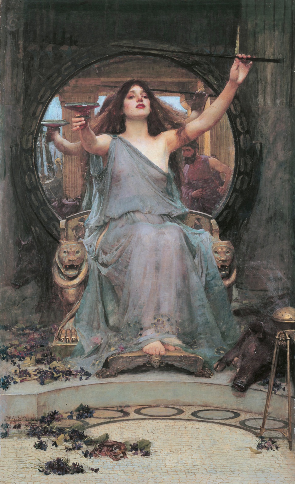 John William Waterhouse Circé offrant la coupe à Ulysse John William Waterhouse Circé offrant la coupe à Ulysse