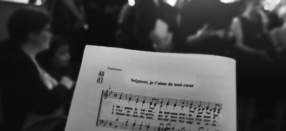 Cantique chanté par le public Cantique chanté par le public