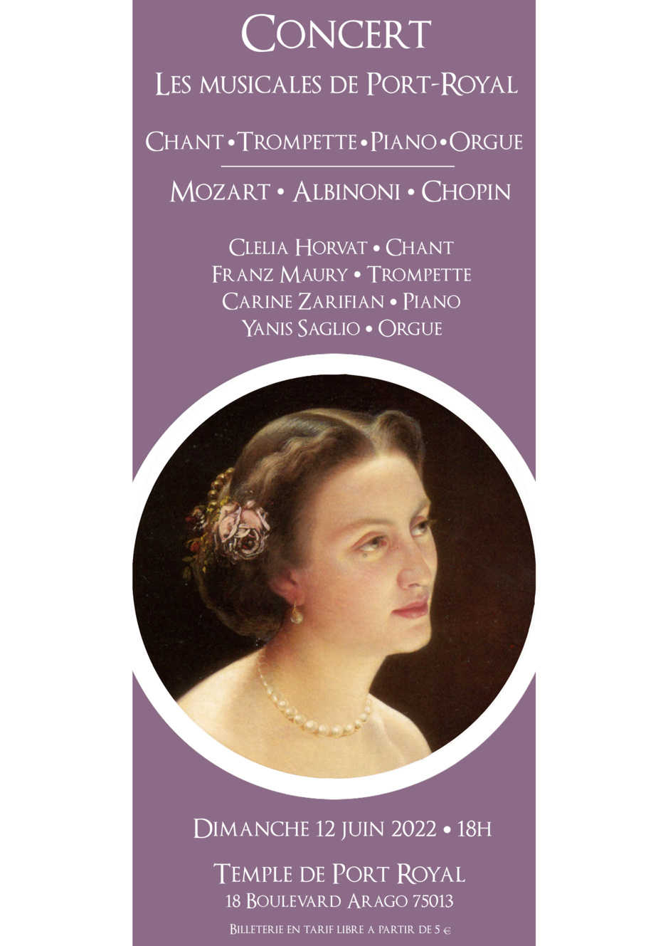 LES MUSICALES DE PORT ROYAL LES MUSICALES DE PORT ROYAL