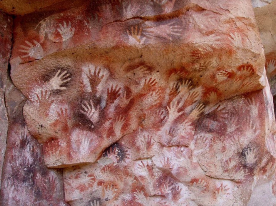 "cuevas de las manos" 7350 B.C (Argentine, Patagonie)