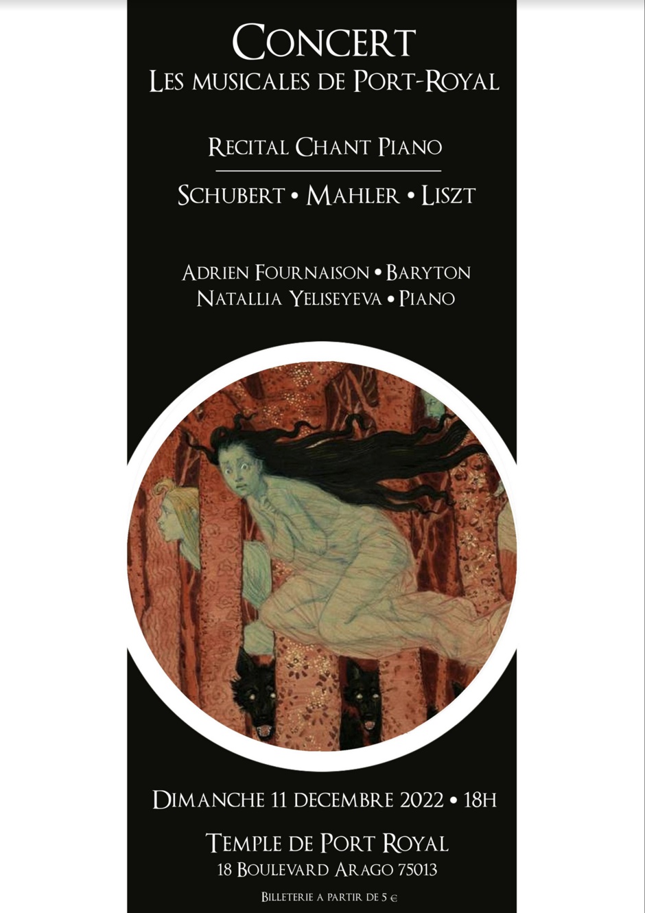 CONCERT DES MUSICALES : C'EST BIEN À 18H LE DIMANCHE 11 DÉCEMBRE CONCERT DES MUSICALES : C'EST BIEN À 18H LE DIMANCHE 11 DÉCEMBRE