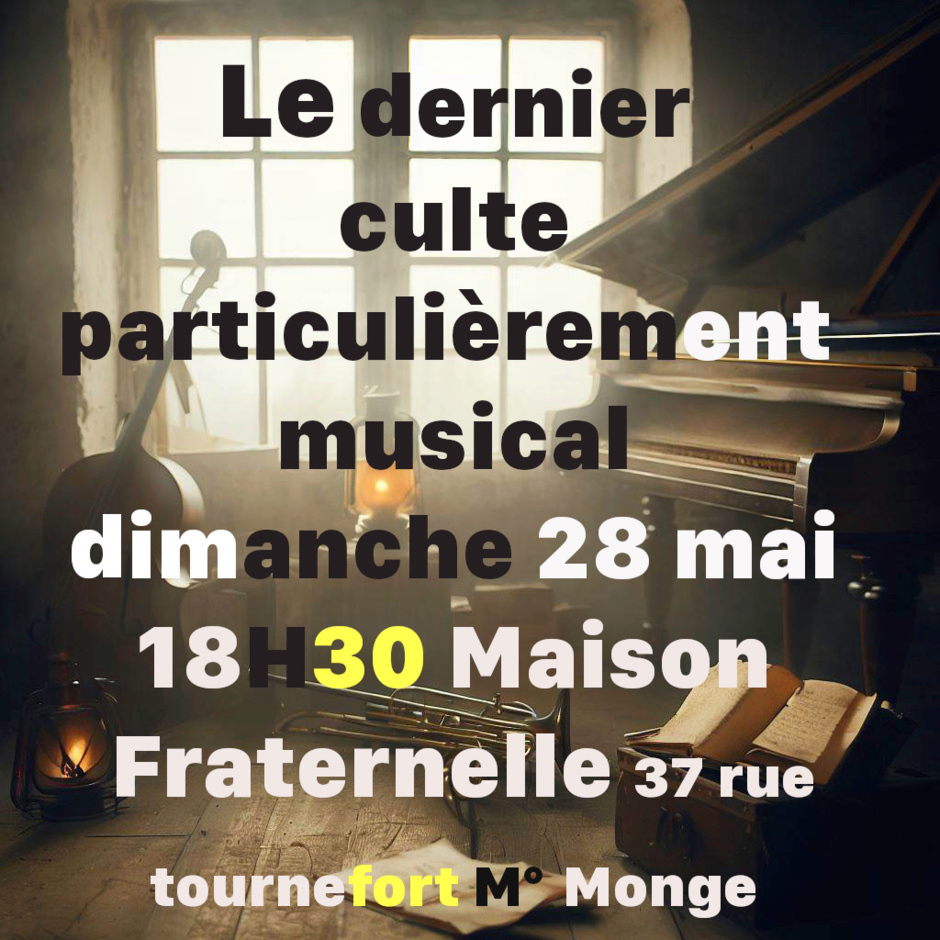 À NOTER ! À NOTER !