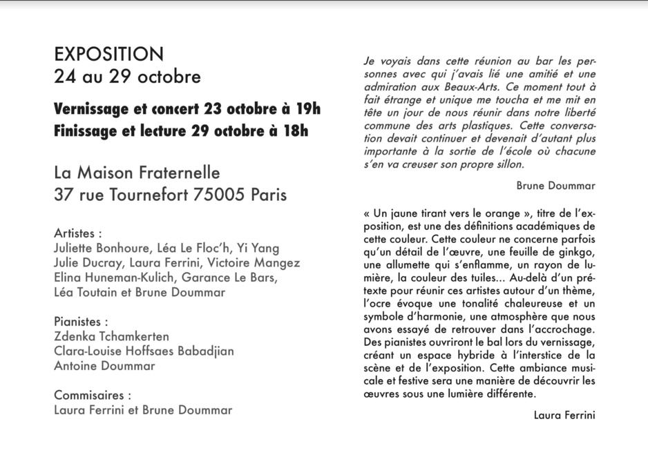 ORANGE TENDANT VERS LE ROUGE (EXPO) ORANGE TENDANT VERS LE ROUGE (EXPO)