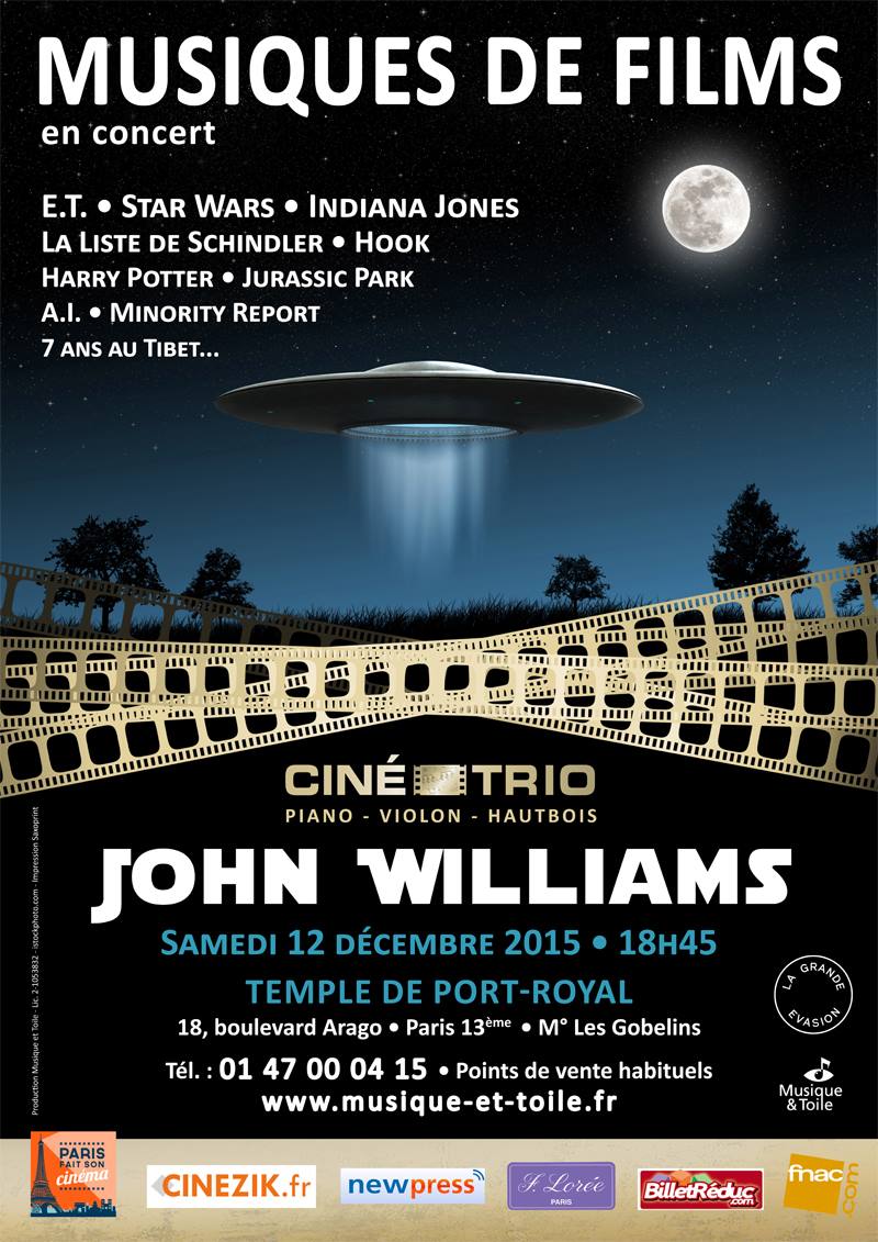 CONCERT CINE TRIO A PORT ROYAL 12 DECEMBRE 18H45