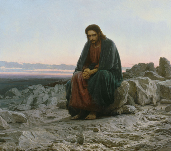 le Christ dans le désert, par Ivan Kramskoï (1872) le Christ dans le désert, par Ivan Kramskoï (1872)