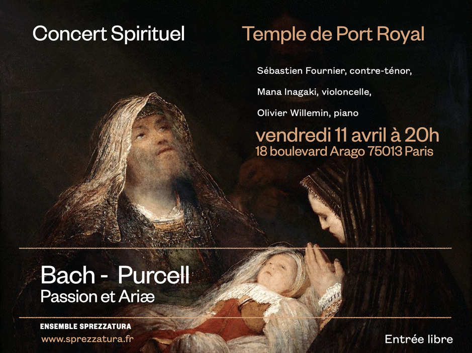 VENDREDI 11 AVRIL,  20H,  TEMPLE, CONCERT PURCELL -BACH