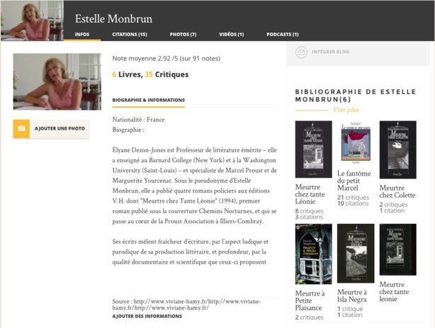 Elyane Jones/ Estelle Monbrun
