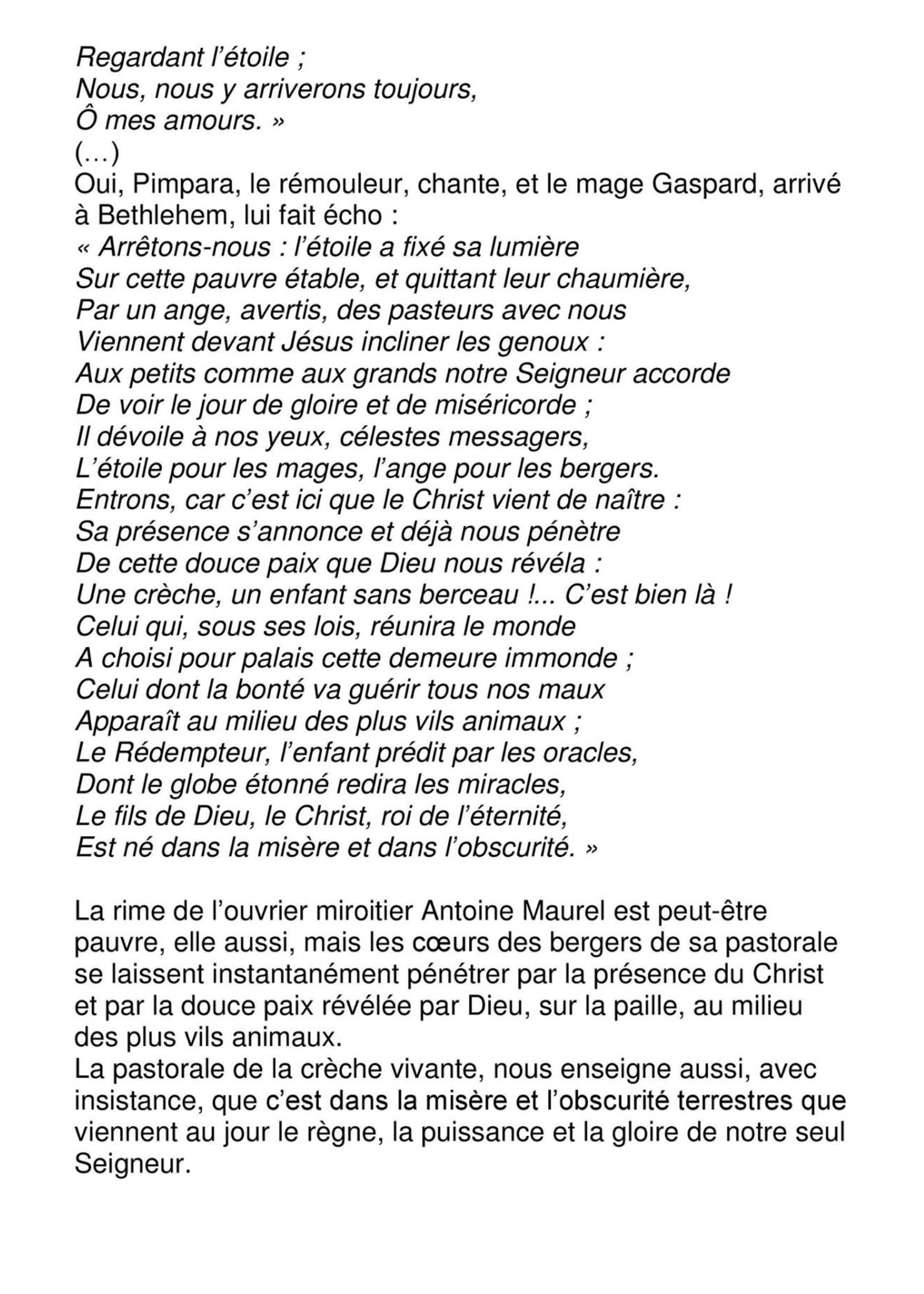 "La marche à l'Etoile" 