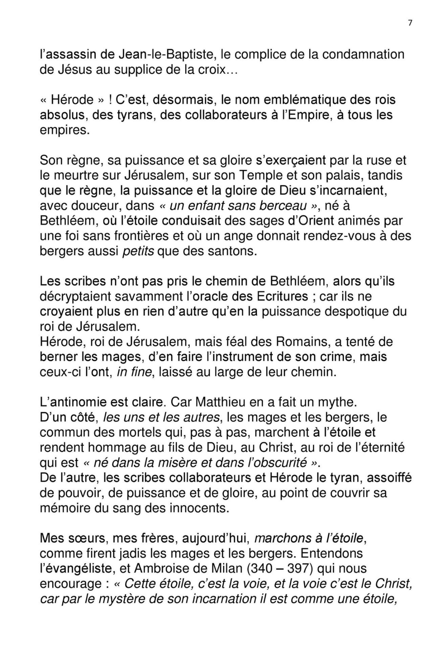 "La marche à l'Etoile" 