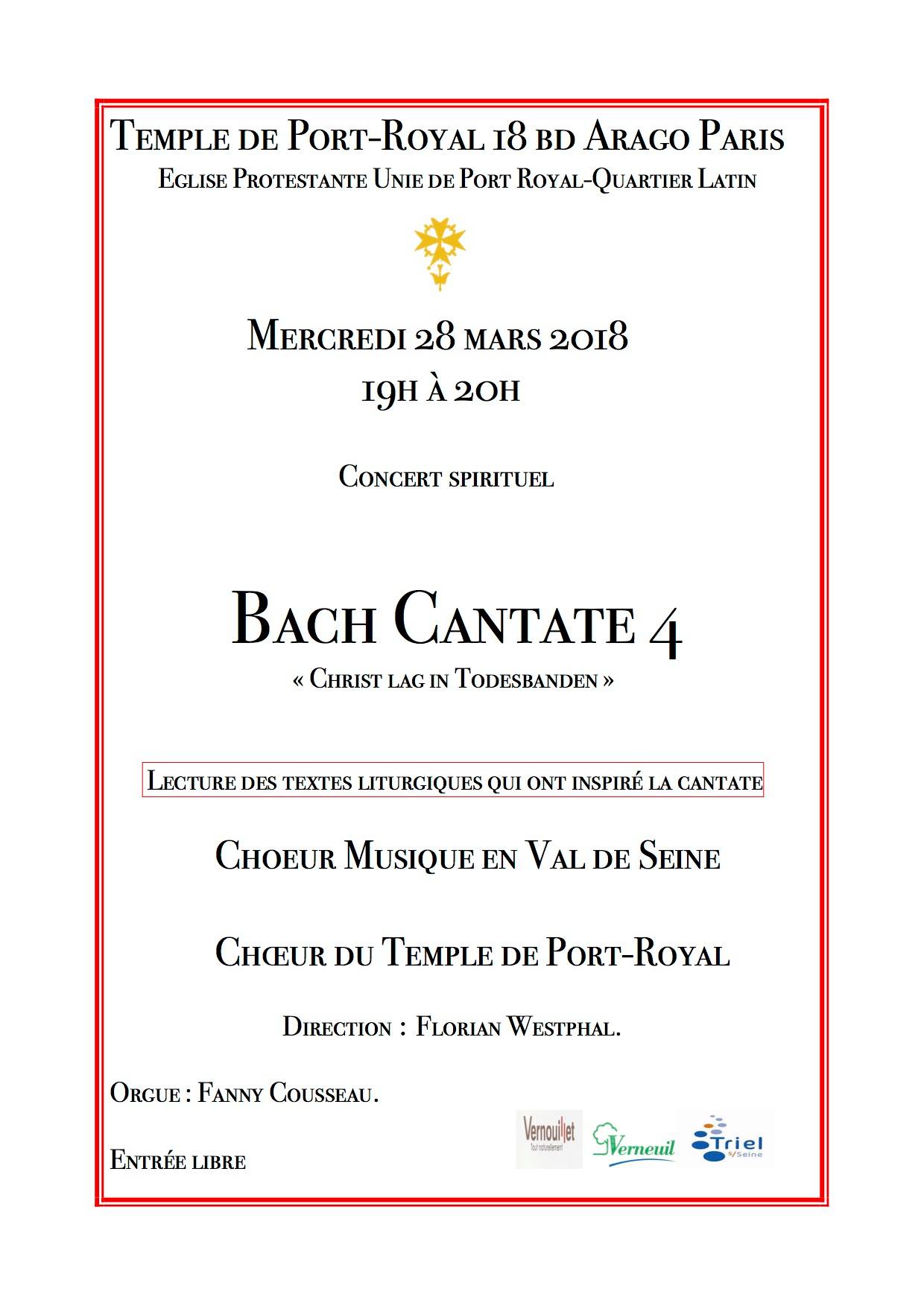 MERCREDI SAINT : BACH !