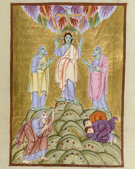 Transfiguration from Gospels of Otto III German (Reichenau School), Late 10th Century Munich, Bayerische Staatsbibliothek MS Clm 4453, fol.113r
