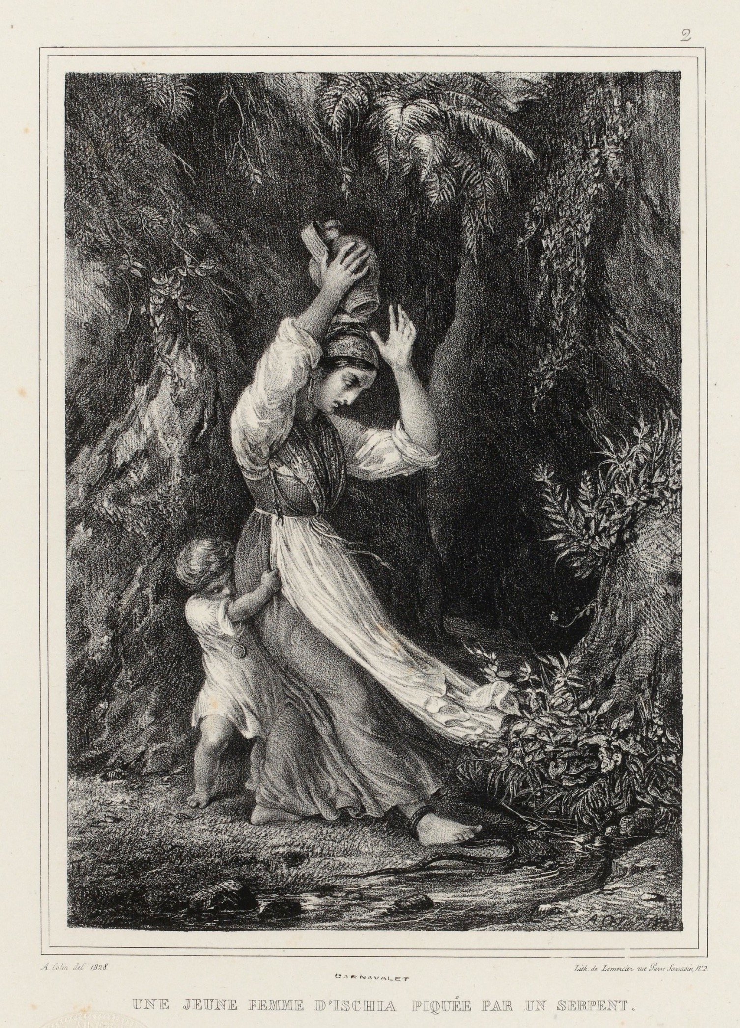 Colin, Alexandre-Marie (Paris, 05–12–1798 - Paris, 23–11–1875), dessinateur-lithographe Dates:  En 1828