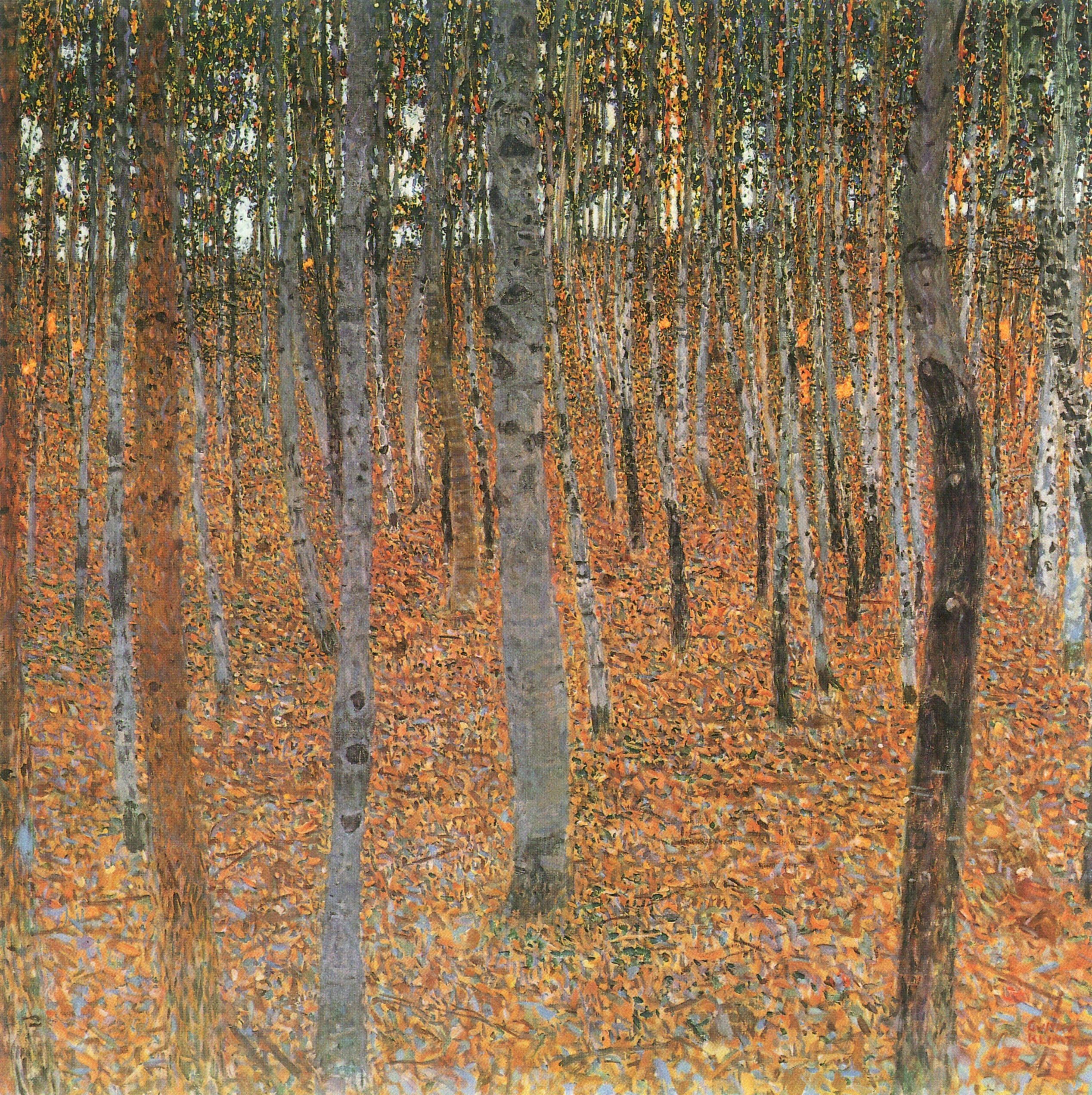 Gustav Klimt L'hêtraie