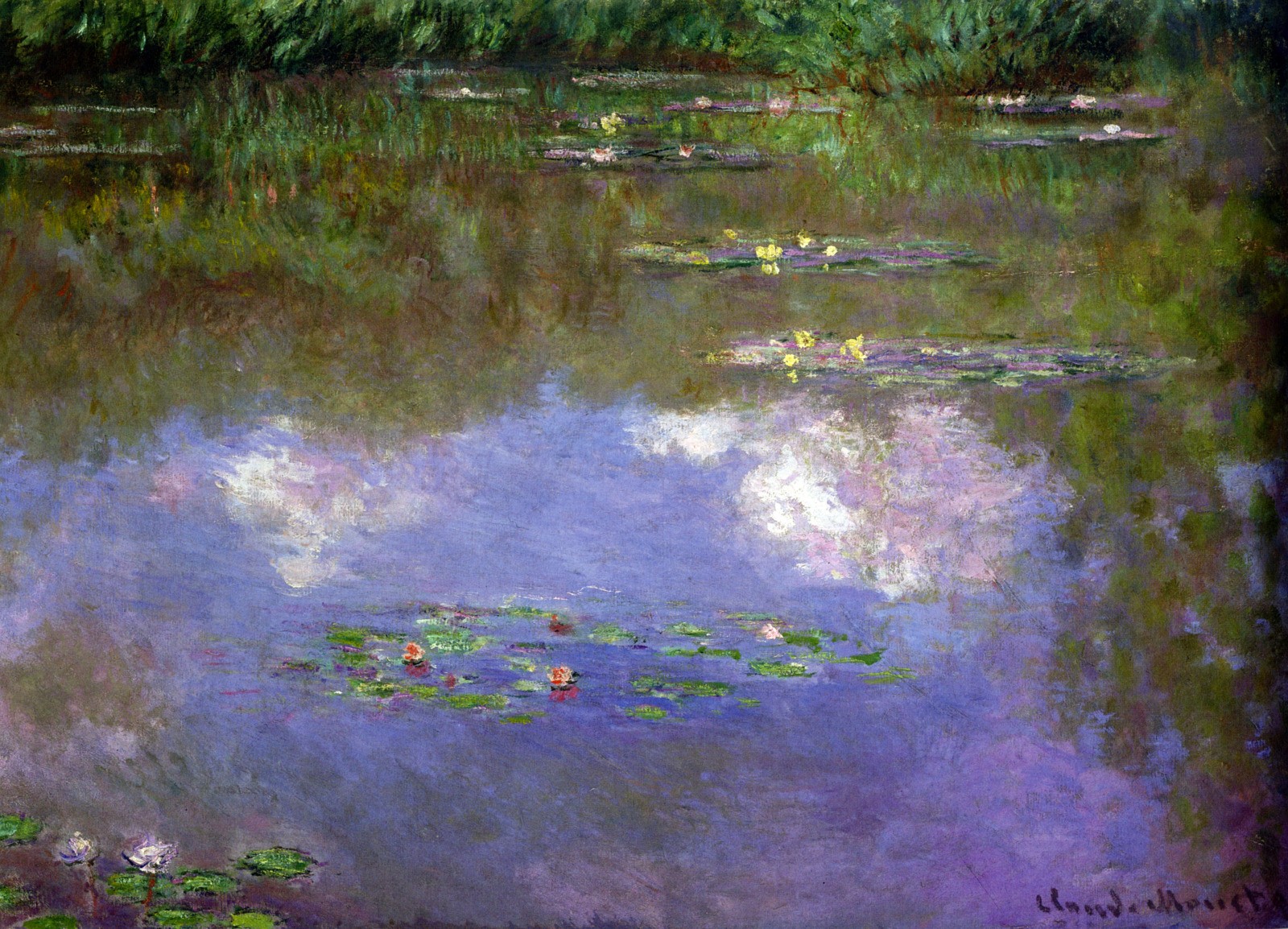 Claude Monet Les Nymphéas _ les Nuages