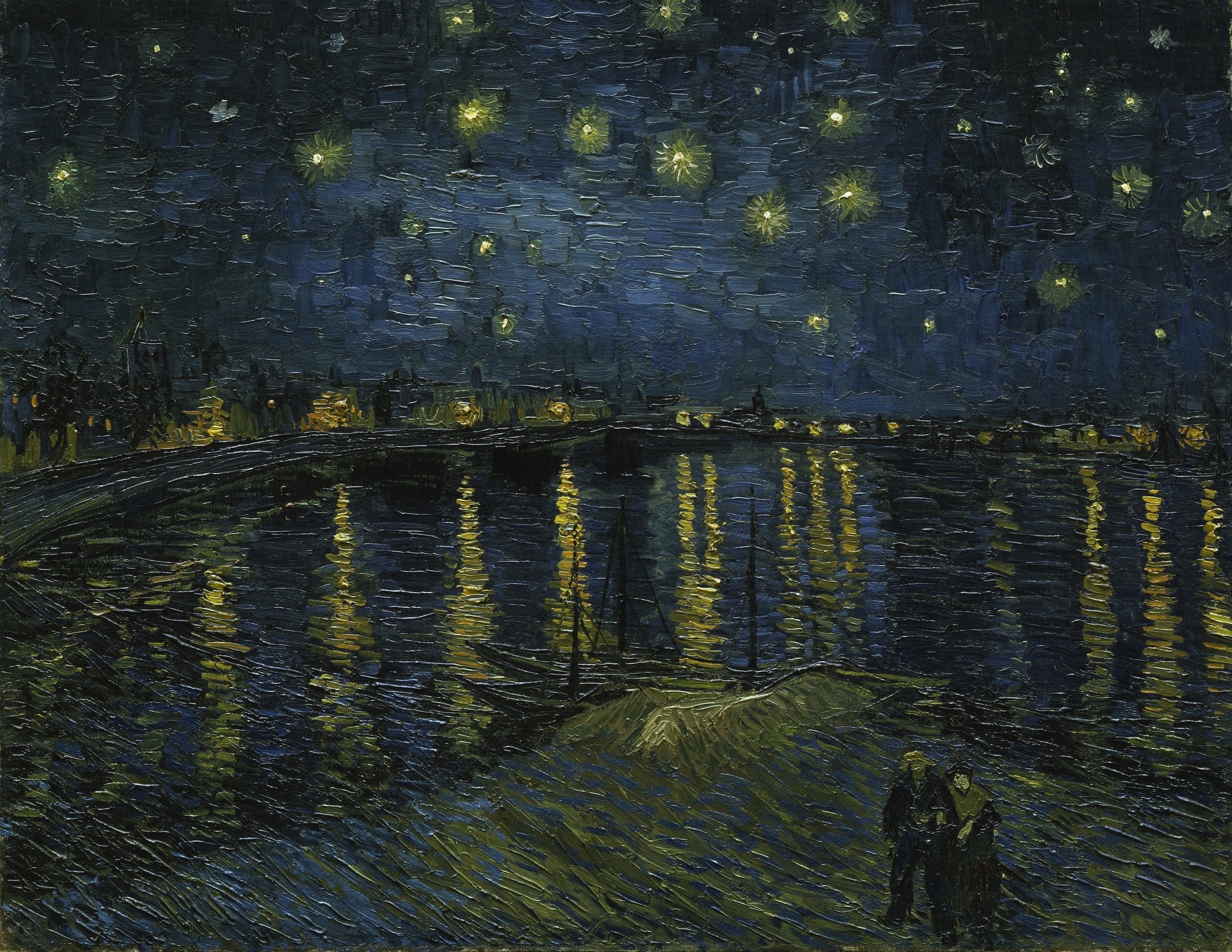 Vincent van Gogh Nuit étoilée sur le Rhône