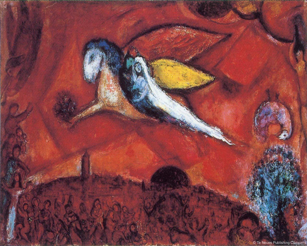 Marc Chagall Le cantique des cantiques IV Marc Chagall Le cantique des cantiques IV