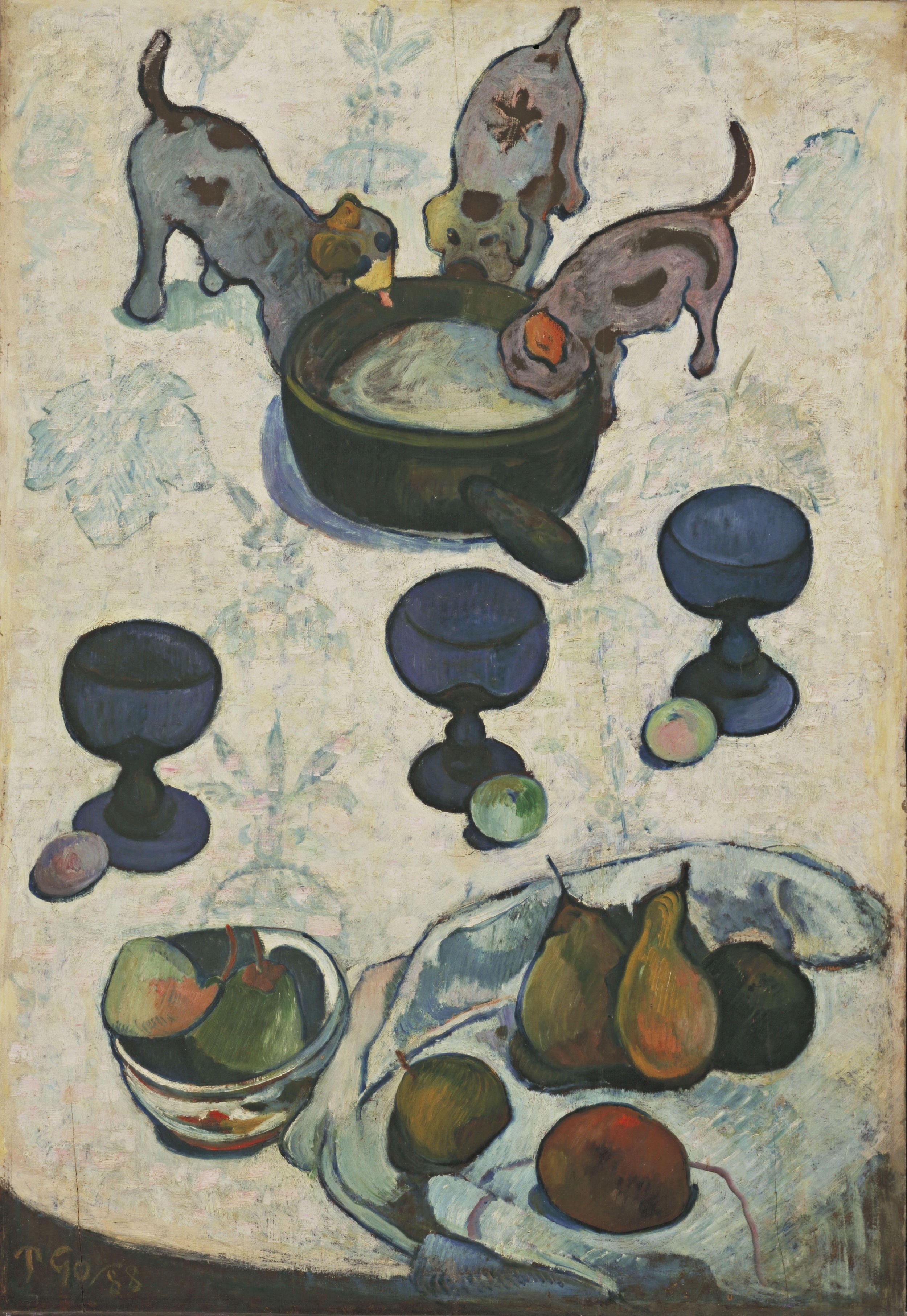 Paul Gauguin Nature morte aux trois chiots