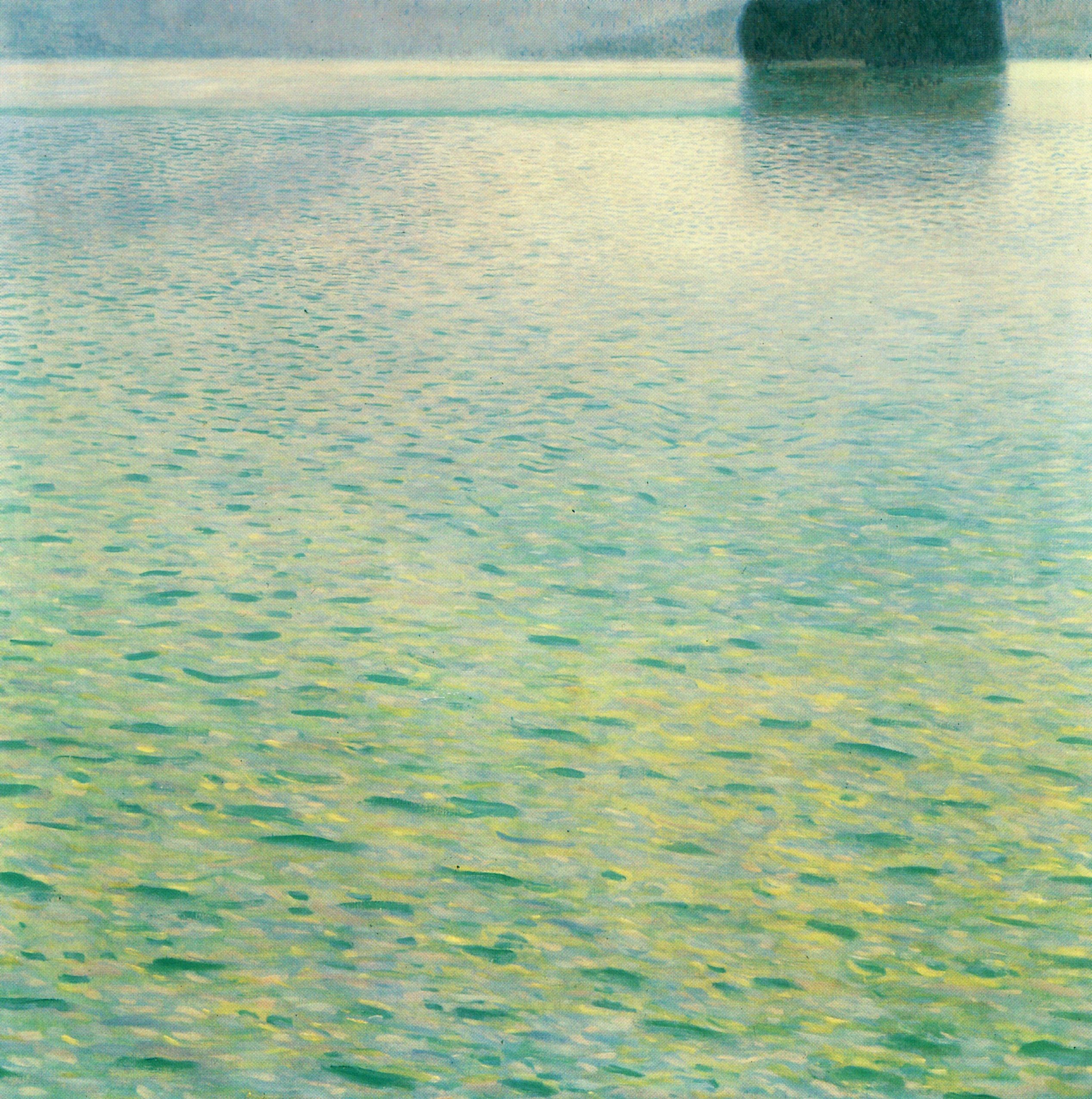 Gustav Klimt Ile dans l'Attersee