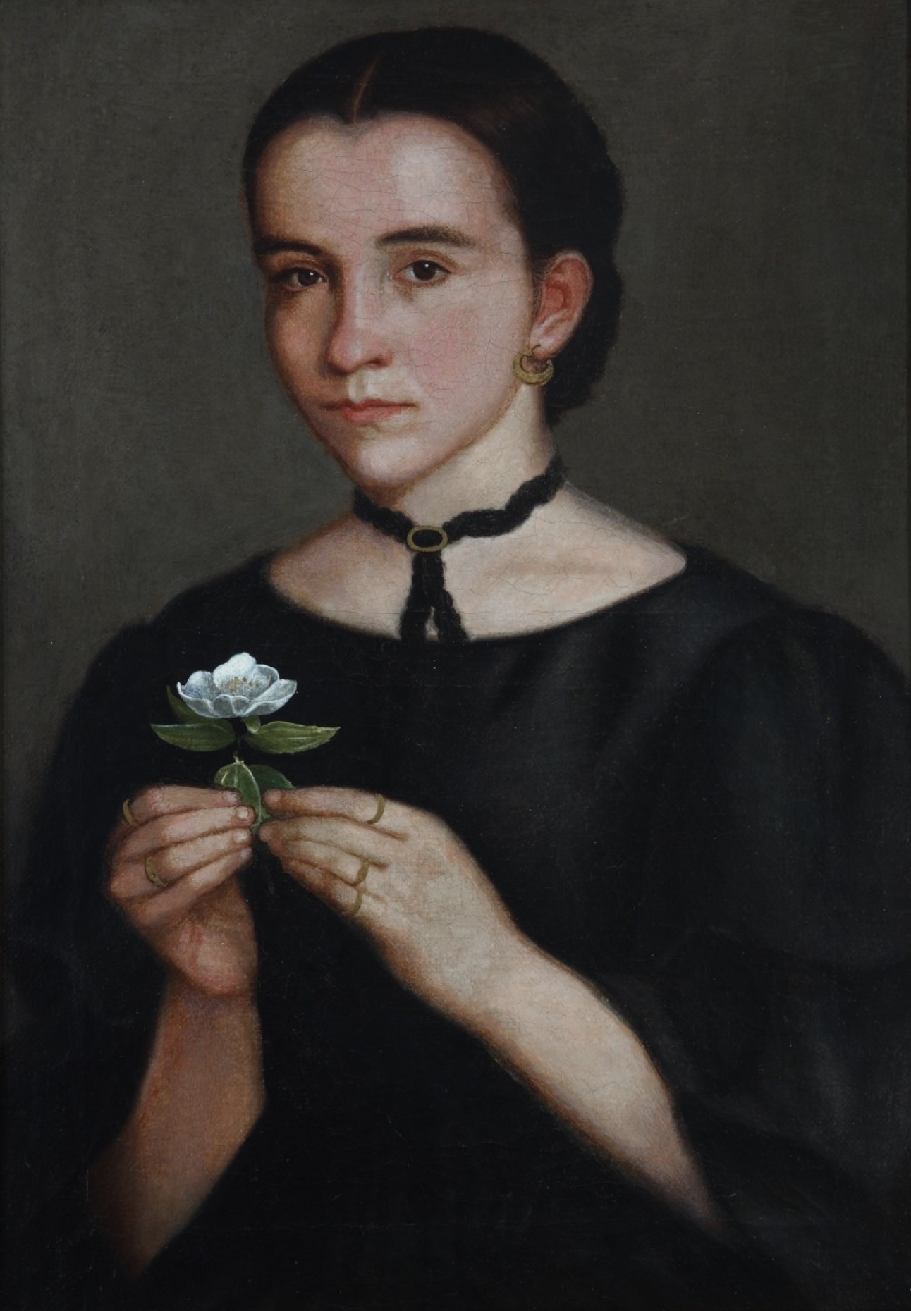 Portrait of Dolores Hoyos Hermenegildo Bustos