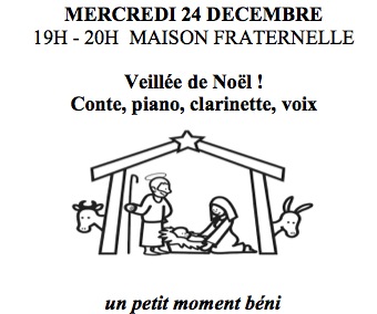 VEILLEE ET CULTE DE NOEL ! 24 & 25 DECEMBRE