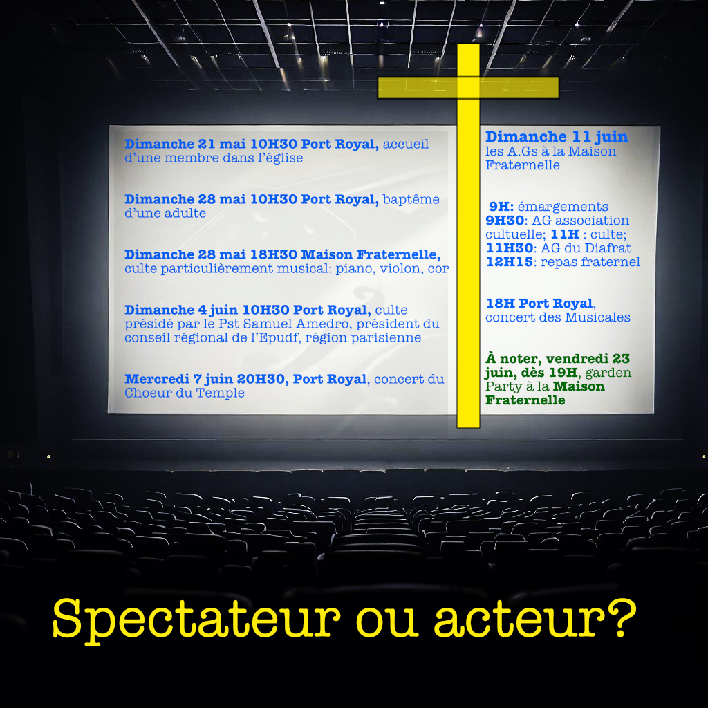 À NOTER ! À NOTER !