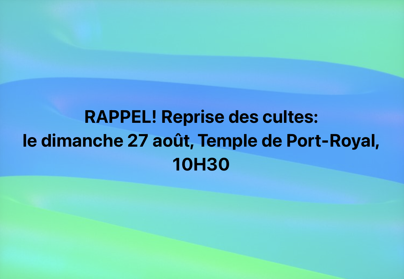 LA REPRISE