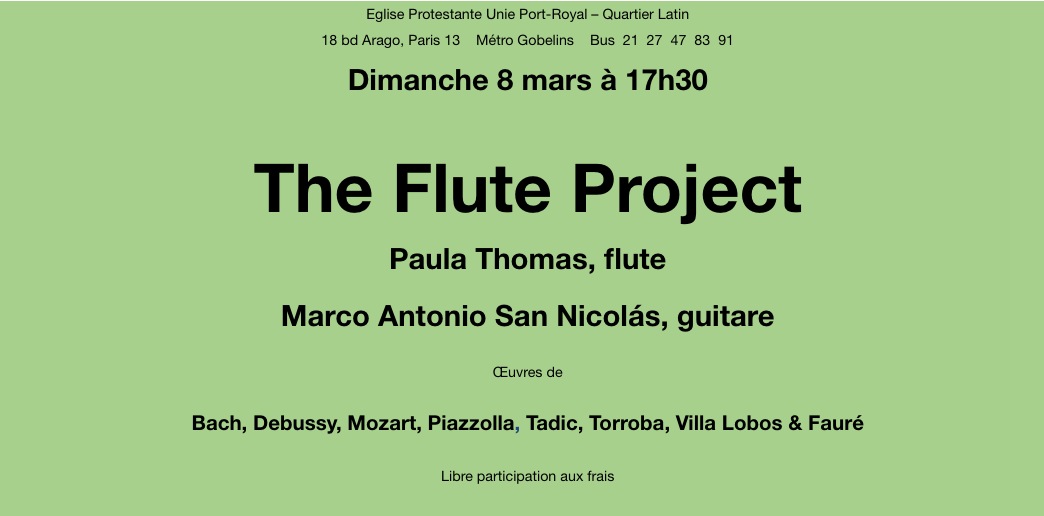 -- CONCERT PORT-ROYAL 8 MARS 17H30 --