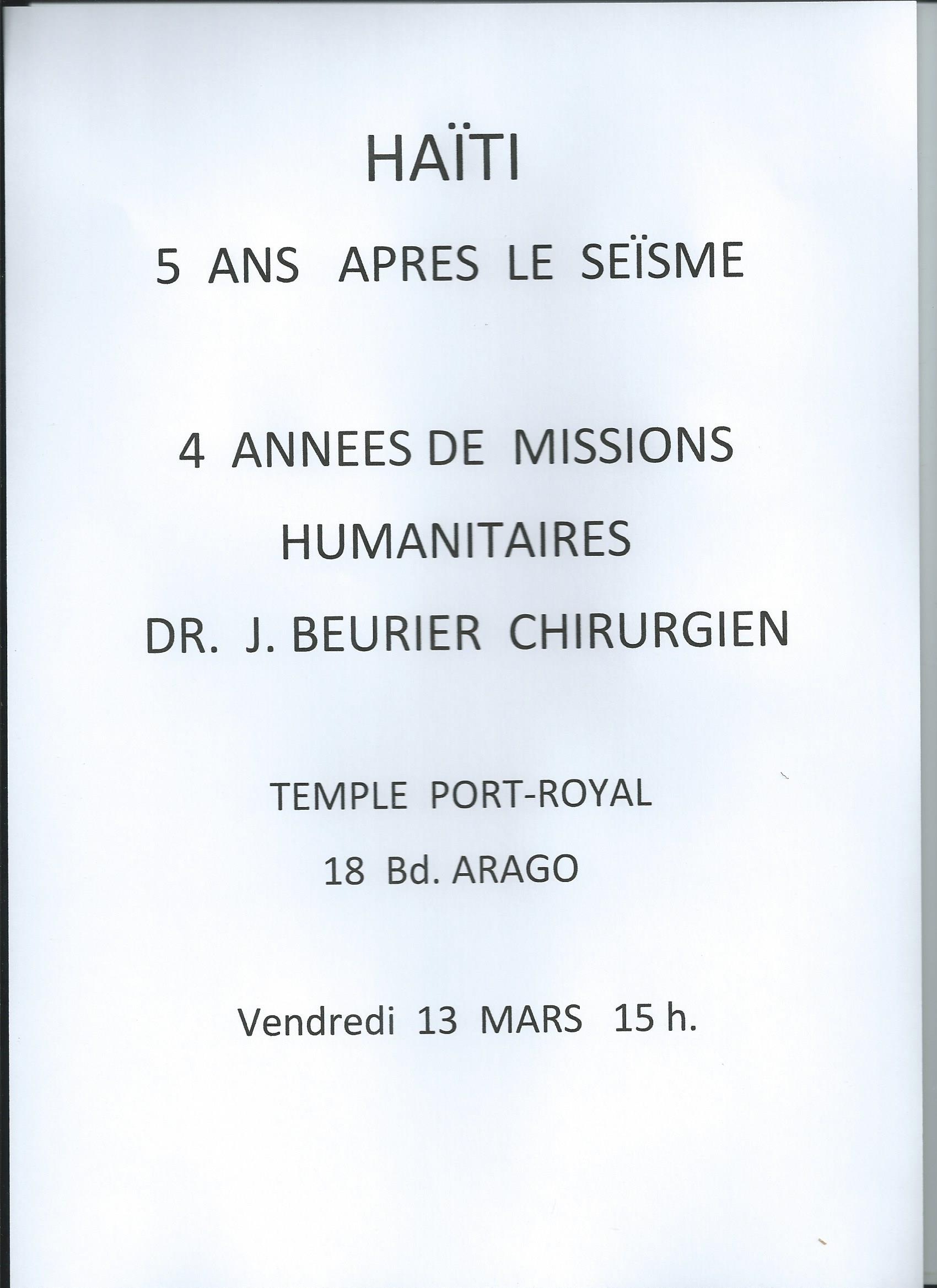 GROUPE AMITIE 13 MARS 15 H TEMPLE