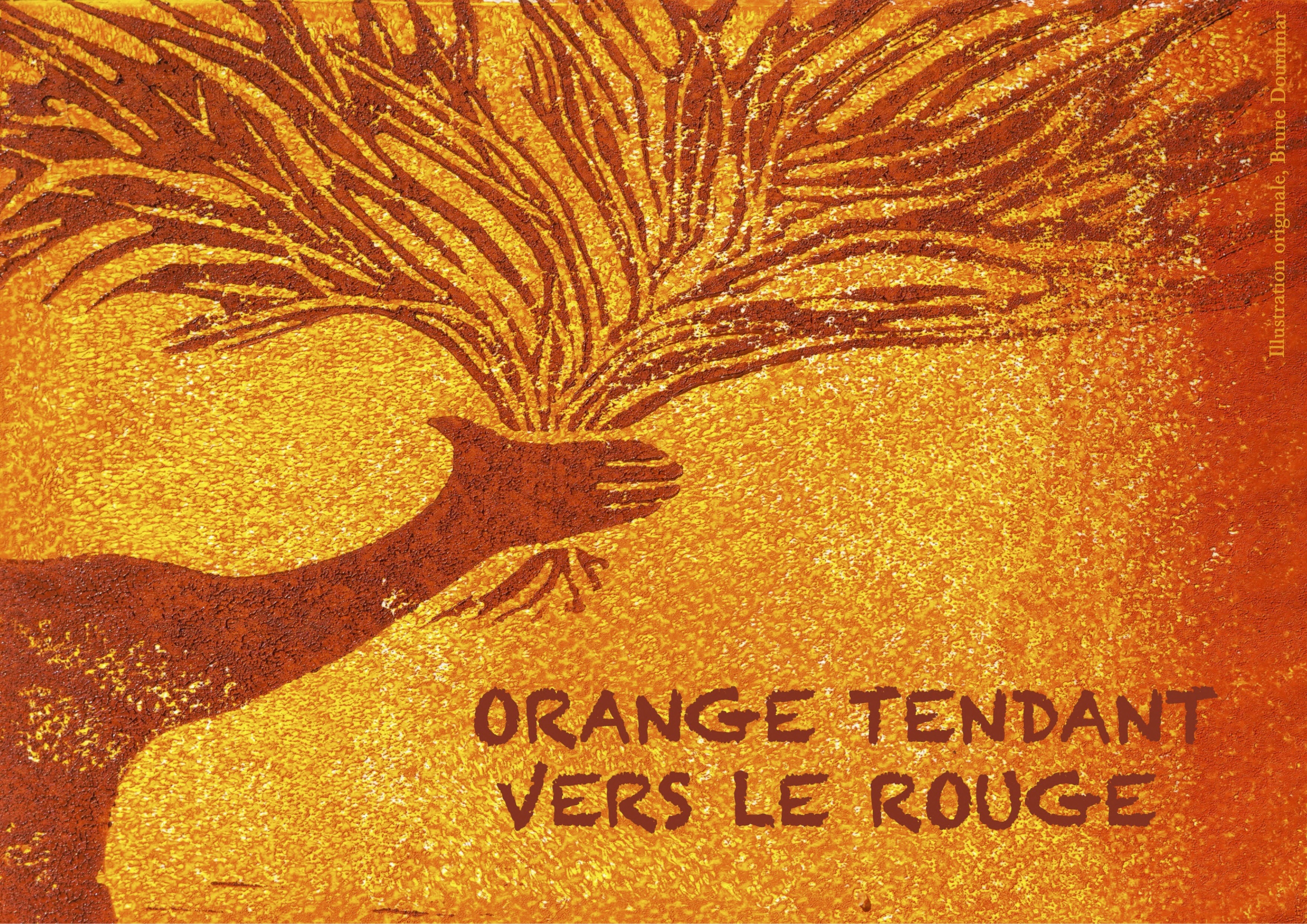 ORANGE TENDANT VERS LE ROUGE (EXPO)