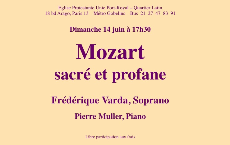 CONCERT 14 JUIN