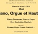 CONCERT PIANO /ORGUE &amp; HAUTBOIS TEMPLE 10 MAI 17H30