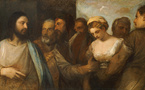 Le Christ et la femme adultère tableau de Titien