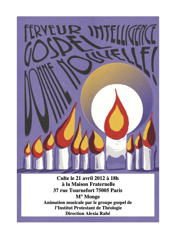 culte gospel 21 avril MF